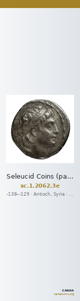 Seleucid Coins (part 2) 2062.3e — CANOA