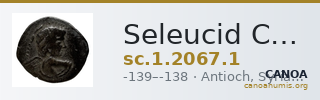 Seleucid Coins (part 2) 2067.1 — CANOA
