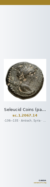 Seleucid Coins (part 2) 2067.14 — CANOA
