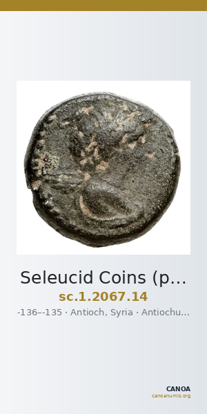 Seleucid Coins (part 2) 2067.14 — CANOA