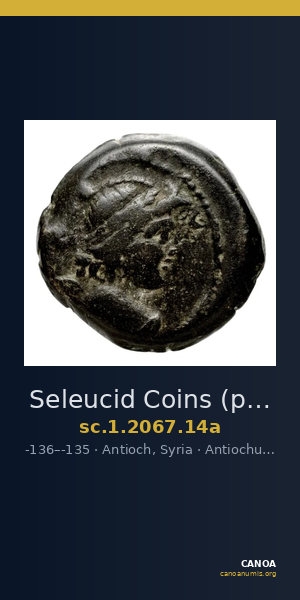 Seleucid Coins (part 2) 2067.14a — CANOA