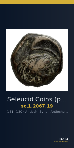 Seleucid Coins (part 2) 2067.19 — CANOA