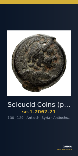 Seleucid Coins (part 2) 2067.21 — CANOA