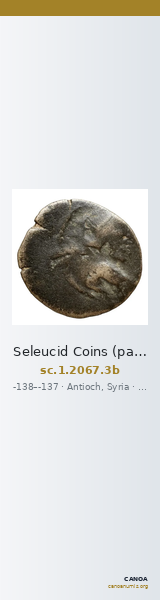 Seleucid Coins (part 2) 2067.3b — CANOA