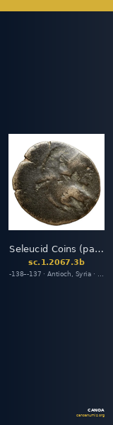 Seleucid Coins (part 2) 2067.3b — CANOA