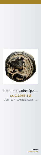 Seleucid Coins (part 2) 2067.3d — CANOA