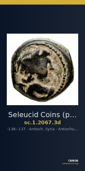 Seleucid Coins (part 2) 2067.3d — CANOA