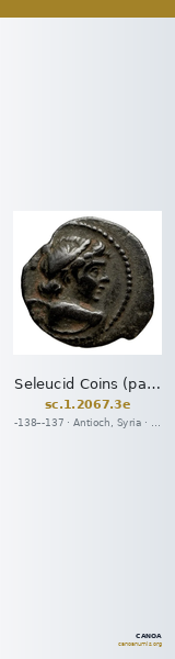 Seleucid Coins (part 2) 2067.3e — CANOA