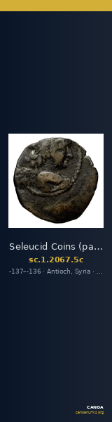 Seleucid Coins (part 2) 2067.5c — CANOA