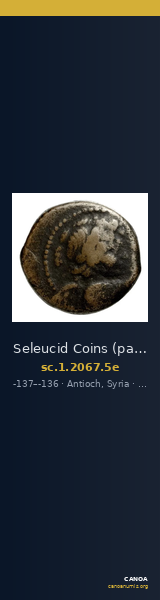 Seleucid Coins (part 2) 2067.5e — CANOA