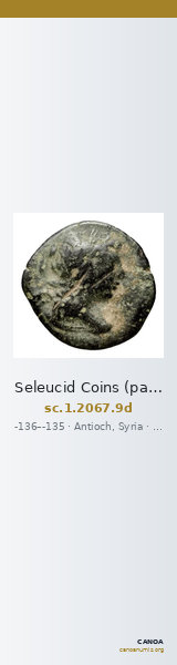 Seleucid Coins (part 2) 2067.9d — CANOA