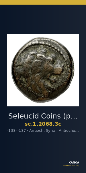 Seleucid Coins (part 2) 2068.3c — CANOA