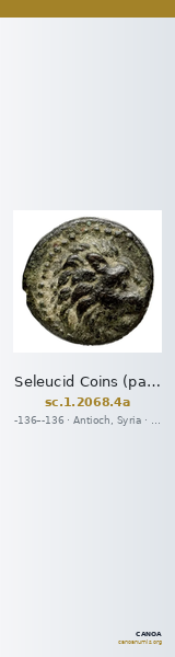 Seleucid Coins (part 2) 2068.4a — CANOA