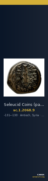 Seleucid Coins (part 2) 2068.9 — CANOA