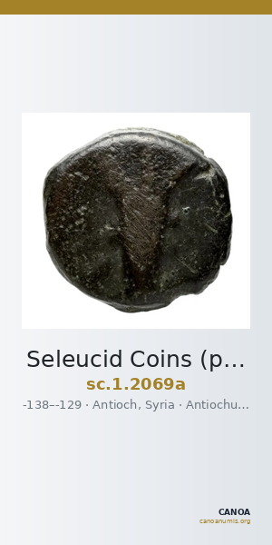 Seleucid Coins (part 2) 2069a — CANOA