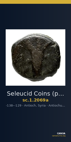 Seleucid Coins (part 2) 2069a — CANOA