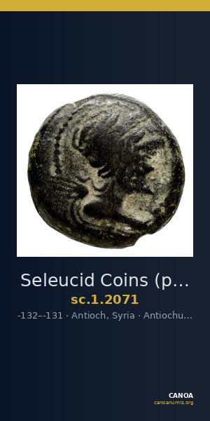 Seleucid Coins (part 2) 2071 — CANOA