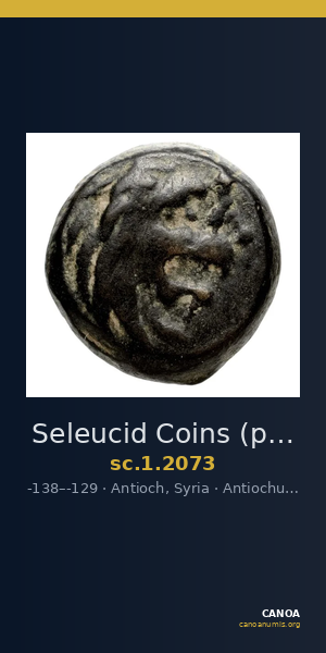 Seleucid Coins (part 2) 2073 — CANOA