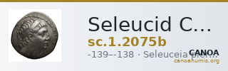 Seleucid Coins (part 2) 2075b — CANOA