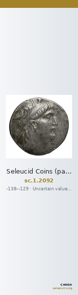 Seleucid Coins (part 2) 2092 — CANOA