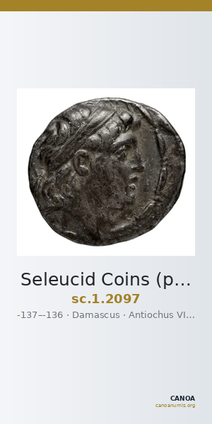 Seleucid Coins (part 2) 2097 — CANOA