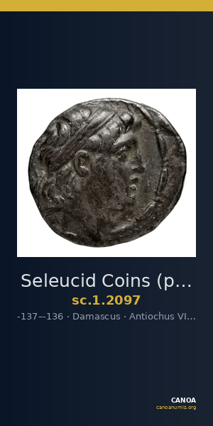 Seleucid Coins (part 2) 2097 — CANOA