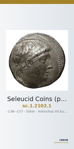 Seleucid Coins (part 2) 2102.1 — CANOA