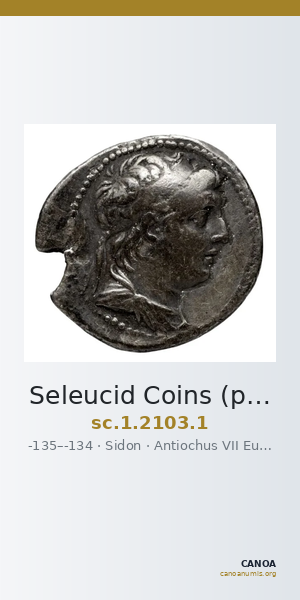 Seleucid Coins (part 2) 2103.1 — CANOA