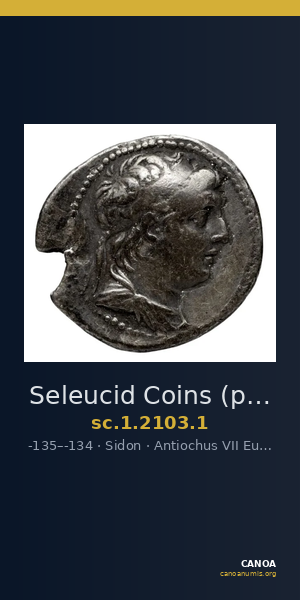Seleucid Coins (part 2) 2103.1 — CANOA