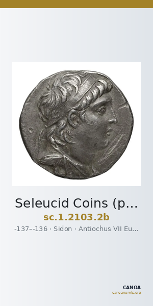 Seleucid Coins (part 2) 2103.2b — CANOA