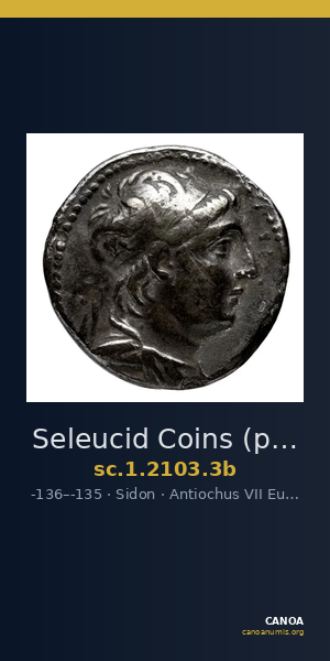 Seleucid Coins (part 2) 2103.3b — CANOA