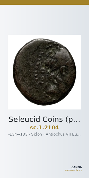 Seleucid Coins (part 2) 2104 — CANOA