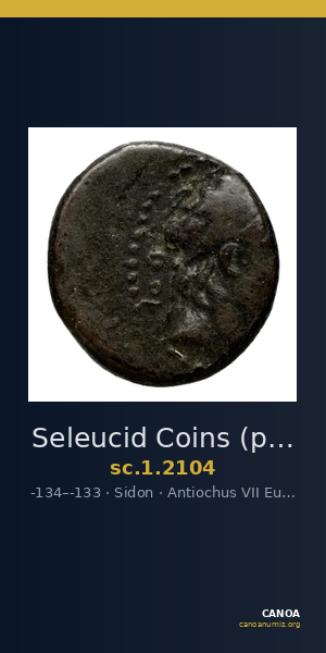 Seleucid Coins (part 2) 2104 — CANOA