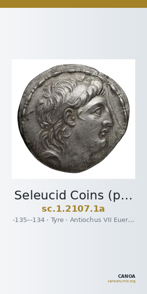 Seleucid Coins (part 2) 2107.1a — CANOA
