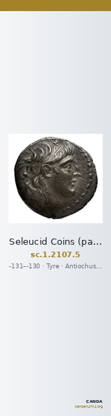Seleucid Coins (part 2) 2107.5 — CANOA