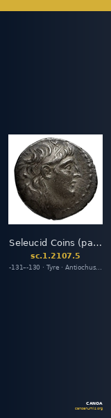 Seleucid Coins (part 2) 2107.5 — CANOA