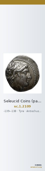 Seleucid Coins (part 2) 2109 — CANOA