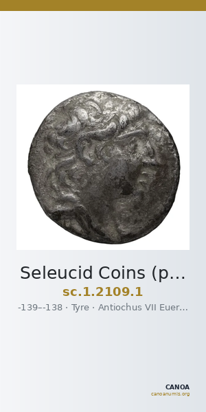 Seleucid Coins (part 2) 2109.1 — CANOA