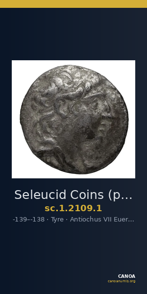 Seleucid Coins (part 2) 2109.1 — CANOA
