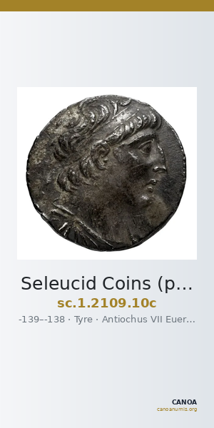 Seleucid Coins (part 2) 2109.10c — CANOA