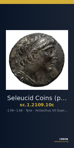 Seleucid Coins (part 2) 2109.10c — CANOA
