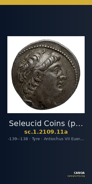 Seleucid Coins (part 2) 2109.11a — CANOA