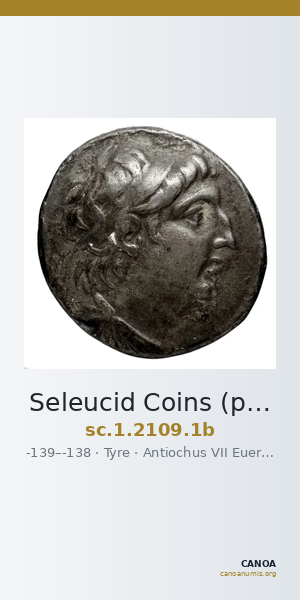 Seleucid Coins (part 2) 2109.1b — CANOA