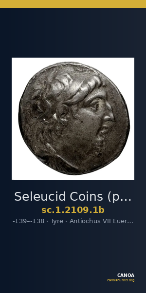 Seleucid Coins (part 2) 2109.1b — CANOA