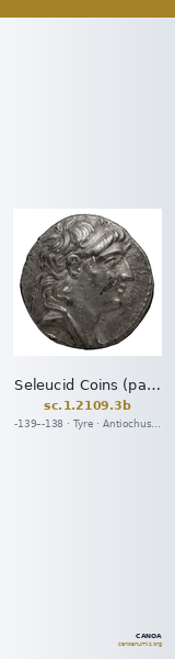Seleucid Coins (part 2) 2109.3b — CANOA