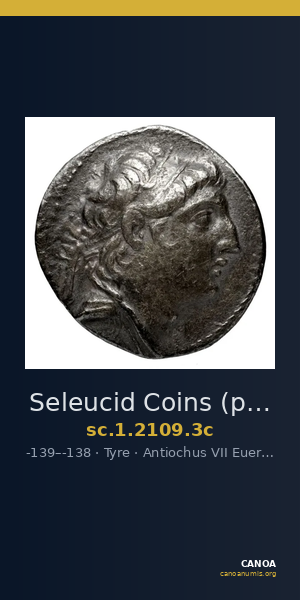 Seleucid Coins (part 2) 2109.3c — CANOA