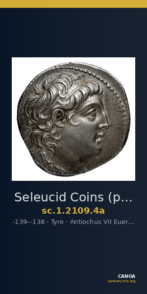 Seleucid Coins (part 2) 2109.4a — CANOA