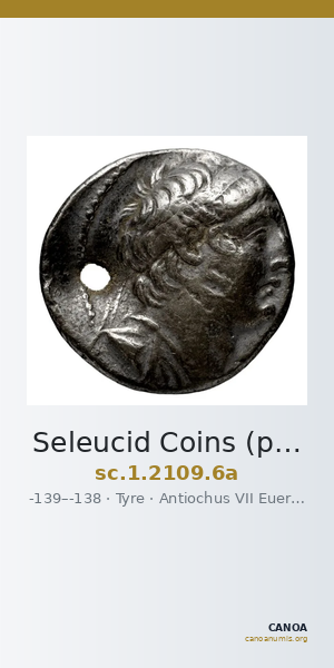 Seleucid Coins (part 2) 2109.6a — CANOA