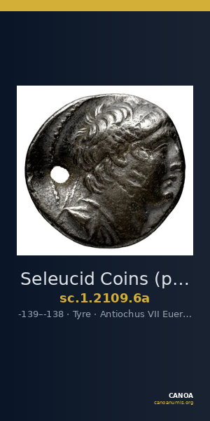 Seleucid Coins (part 2) 2109.6a — CANOA