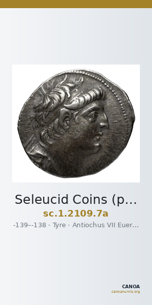 Seleucid Coins (part 2) 2109.7a — CANOA